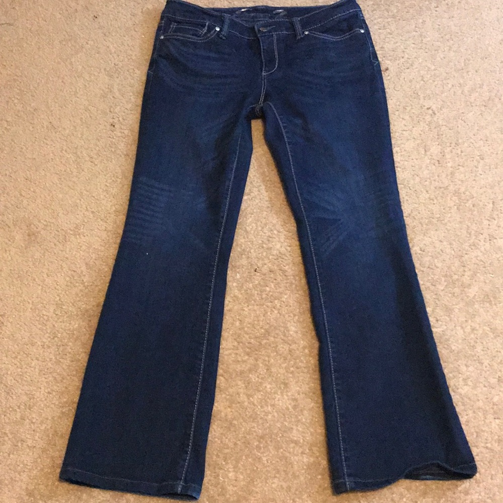 Seven7 Low Rise Boot Cut Denim Jeans 31